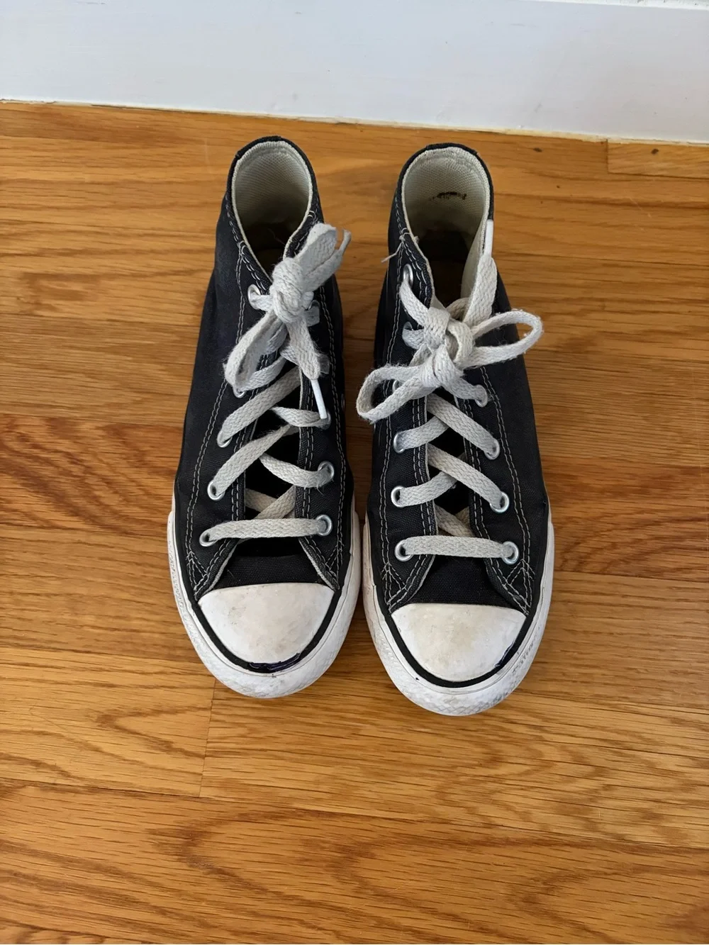 Converse Black and White Chuck Taylor High Top Sneakers